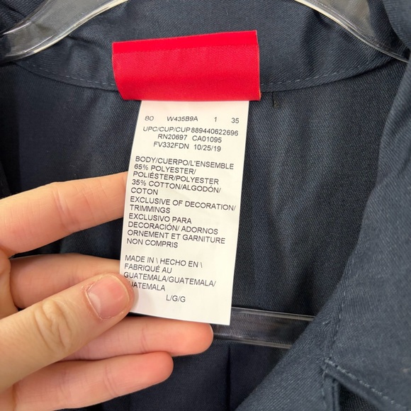 Dickies Navy Flex Short Sleeve Coveralls - Picture 7 of 12